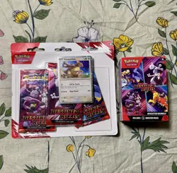 Pokemon Scarlet & Violet Destined Rivals Booster Bundle Box + 3 Pack Blister - Image 1