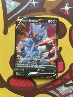 Pokemon Hisuian Sneasler V 094/189 - SWSH Astral Radiance - Half Art - Image 1