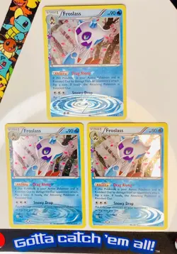 Pokemon 2016 3x FROSLASS XY Radiant Collection Generations HOLO RC8/RC32 LP - Image 2