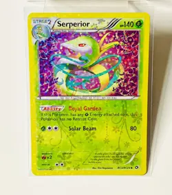 Pokemon SERPERIOR RC3/RC25 Legendary Treasures 2013 Holo Radiant Collection LP - Image 1