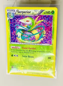 Pokemon SERPERIOR RC3/RC25 Legendary Treasures 2013 Holo Radiant Collection LP - Image 2