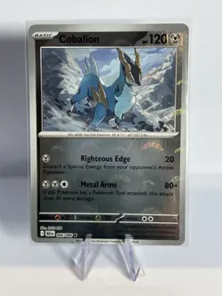 Cobalion | 66/86 | Pokeball Holo | Black Bolt | NM/M | Pokemon Eng - Image 1