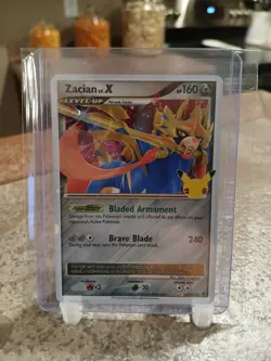 Pokemon TCG Zacian LV. X SWSH Black Star Promos SWSH135 Holo Promo - Image 1