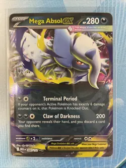 Mega Absol ex Mega Evolution 086/132 Near Mint English Pokemon - Image 1