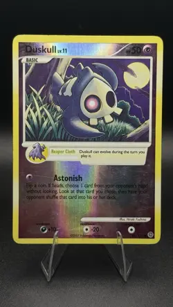 Pokemon TCG - Duskull Lv. 11 #86/132 Secret Wonders - Reverse Holo Rare - LP - Image 2