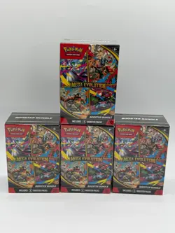 Pokemon Mega Evolutions Booster Bundle Lot of 4 Brand New/Sealed - Image 1