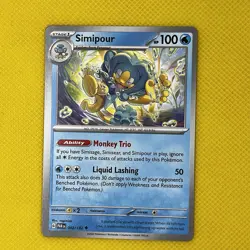 Simipour 042/131 UnCommon Paradox Rift Pokemon Card NM - Image 1
