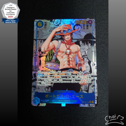 Ace OP13-119 SEC Manga Alt Art Carrying on His Will ONE PIECE Card Japanese NM - Image 1