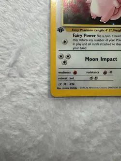 ERIKA'S CLEFABLE Pokemon Card - WOTC - 1st Edition - Gym Heroes - 3/132 - NM (A) - Image 2