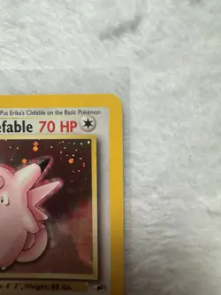 ERIKA'S CLEFABLE Pokemon Card - WOTC - 1st Edition - Gym Heroes - 3/132 - NM (A) - Image 4