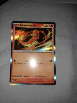 Charmander 026/197 Reverse Holo SV03 Obsidian Flames Pokemon TCG Card - Image 1