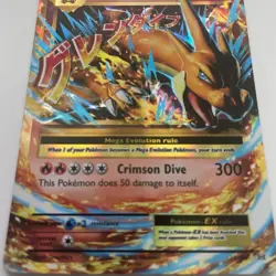 Pokemon XY Evolutions Mega Holo Card M Charizard EX 13/108 Near Mint Condition - Image 1