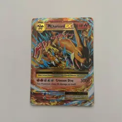 Pokemon XY Evolutions Mega Holo Card M Charizard EX 13/108 Near Mint Condition - Image 2