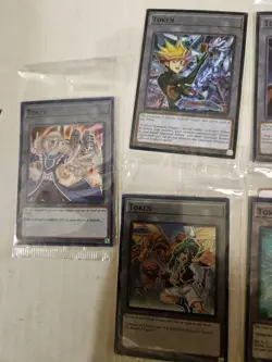 Yugioh 7 Card Token Lot All Sealed Nm Condition Supreme King Jaden - Image 3