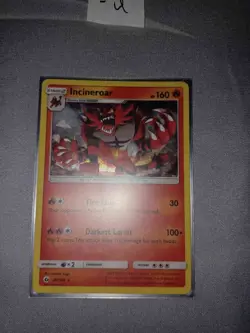 Pokemon TCG Incineroar 26/149 Sun & Moon Base Set Reverse Holo Card - Image 1