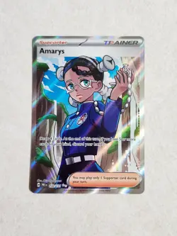 Amarys 132/131 Prismatic Evolutions (Ultra Rare) Pokemon Card - Image 1