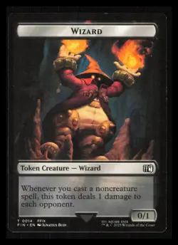 Bird T 0016/0014 Wizard Creature Emblem Token Final Fantasy FIN MTG Card - Image 2