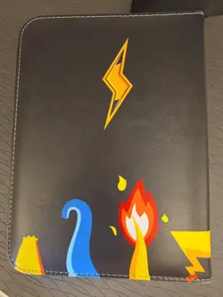 Pokemon/Card Black storage book with 50-4 slot sleeves 9.5"x7.25" - Image 2