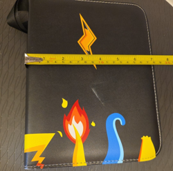 Pokemon/Card Black storage book with 50-4 slot sleeves 9.5"x7.25" - Image 5