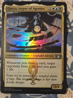 Queza, Augur of Agonies FOIL Streets of New Capenna MTG Magic - Image 1