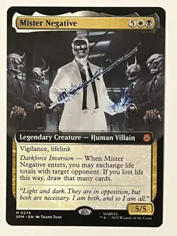 Mister Negative (Extended Art) Marvel's Spider-Man Non-Foil MTG NM - Image 1