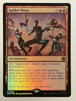 Spider-Verse Marvel's Spider-Man Foil MTG NM - Image 1