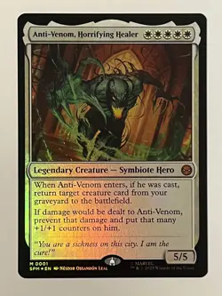 Anti-Venom, Horrifying Healer Marvel's Spider-Man Foil MTG NM - Image 1