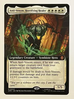 Anti-Venom, Horrifying Healer (Extended Art) Marvel's Spider-Man Non-Foil MTG NM - Image 1