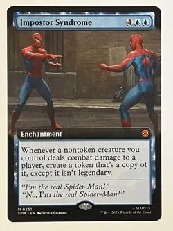 Impostor Syndrome (Extended Art) Marvel's Spider-Man Non-Foil MTG NM - Image 1