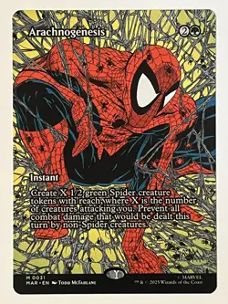 Arachnogenesis (Borderless) Marvel Eternal-Legal Non-Foil MTG NM - Image 1