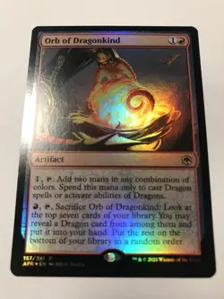 Orb of Dragonkind 🔴 UNPLAYED FOIL 🔴 Adventures in the Forgotten Realms MTG - Image 1