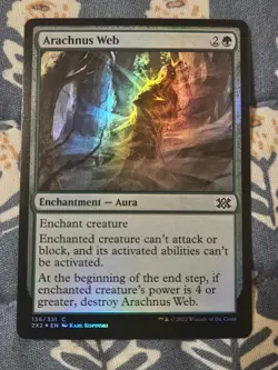 Arachnus Web FOIL Double Masters MTG Magic - Image 1