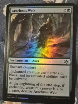 Arachnus Web FOIL Double Masters MTG Magic - Image 2