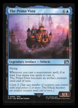 The Prima Vista Artifact Vehicle 0064 Final Fantasy MTG Uncommon - Image 1