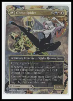 MTG Gwen Stacy #0202 Borderless Regular - Spider-Man Universes Beyond 2025 - Image 2