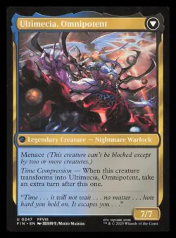 Ultimecia, Time Sorceress/Ultimecia, Omnipotent [FINAL FANTASY] MTG - Image 2