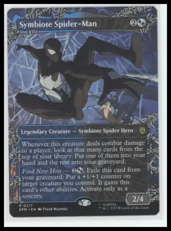 MTG Symbiote Spider-Man #217 Borderless Regular Marvel 2025 - Image 1