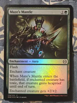 Maze's Mantle FOIL - Phyrexia All Will Be One MTG Magic the Gathering - Image 1