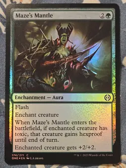 Maze's Mantle FOIL - Phyrexia All Will Be One MTG Magic the Gathering - Image 2
