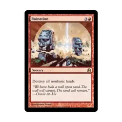 WOTC MtG Commander Ruination (R) VG - Image 1
