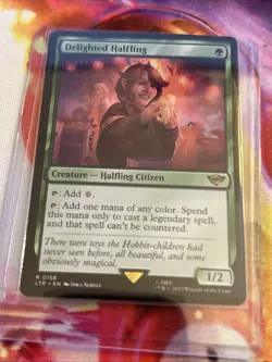 MTG Delighted Halfling - Lord of the Rings: Tales of Middle-Earth Regular - Image 1