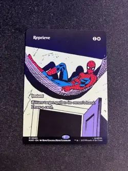 MTG Reprieve 0005 Regular (Borderless) Marvel's Spider-Man NM MAR - Image 1