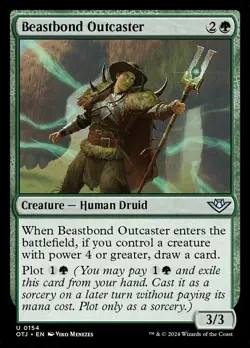 Beastbond Outcaster 1x MtG Outlaws of Thunder Junction SP/NM - Image 1