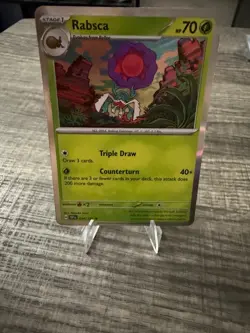 Rabsca Holo Rare 014/191 Pokemon SV08: Surging Sparks - Image 1