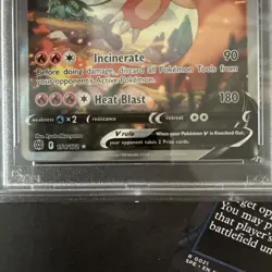 2022 Pokemon Brilliant Stars Charizard V Alt Art 154/172 PSA 9 MINT - Image 3
