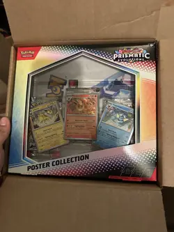 Lot of 12 - Pokemon TCG Prismatic Evolutions Poster Collection Box NEW SEALED - Image 1