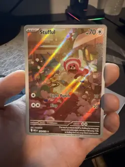 Pokemon STUFFUL 154/132 - Mega Evolution - ILLUSTRATION RARE -Near Mint - Image 1