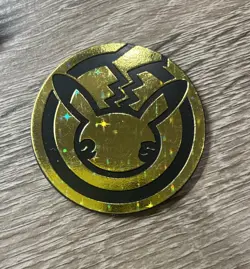 Pokemon 25th Anniversary Celebrations Collectors Chest - Jumbo Coin Pikachu Gold - Image 1