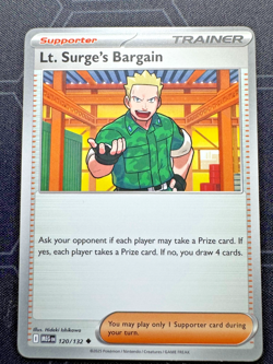 Lt. Surge's Bargain - 120/132 Mega Evolution Supporter Regular Pokemon - Image 1