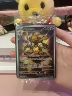 Pokemon Center Stamped Alakazam 009 Pokemon Mega Evolutions - ETB Promo Sealed - Image 1